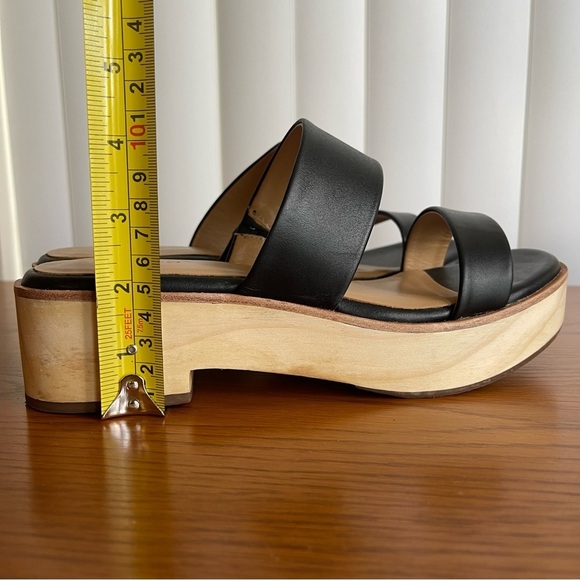 Nisolo Ellie All-Day Leather Clog Black Size 7.5 - Picture 15 of 16